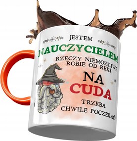 Narancssárga bögre a tanárnak, várni kell a fényképes nyomtatással