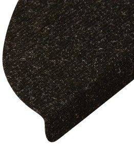 10 db antracitszürke öntapadó lépcsőszőnyeg 65 x 22,5 x 3,5 cm