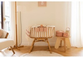 Világos rózsaszín textil gyerek tárolódoboz szett 2 db-os ø 30x20 cm Bambie Vintage Nude – Lorena Canals