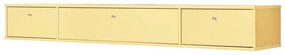 Világossárga TV-állvány 176x22 cm Mistral – Hammel Furniture