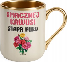 Prémium Bögre Arany Ekrü Ízletes Kávé Régi Cső Vicces