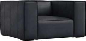 Sötétkék bőr fotel Madame – Windsor &amp; Co Sofas