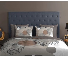 Szürke egyszemélyes-hosszabbított pamut ágyneműhuzat 140x220 cm Hendrik – Good Morning