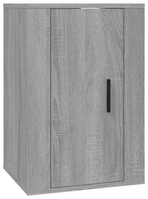 2 db szürke sonoma falra szerelhető TV-szekrény 40x34,5x60 cm
