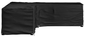 L-alakú kerti bútorhuzat 16 fűzőlyukkal 250 x 250 x 70 cm