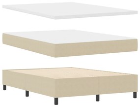 Boxspring Ágy matraccal és LED világítással Zöld Szürke 140x200 cm Bársony Szövet