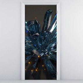 Fotótapéta ajtóra - Kristály (95x205cm)