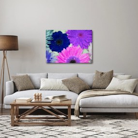 Színes virágok képe (70x50 cm)