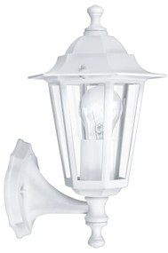 Eglo 22463 Laterna 5 kültéri fali lámpa, fehér, E27 foglalattal, max. 1x60W, IP44