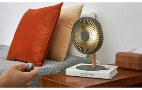 Zöld asztali lámpa ventilátorral, távirányítóval (magasság 26 cm) Beyond – Gingko