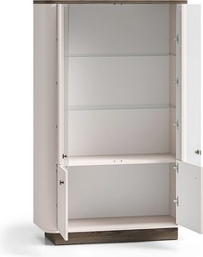 Amberto magas vitrin 92 cm - kasmír / windmill tölgy sötét