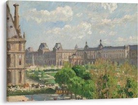 Kép - Camille Pissarro, Place du Carrousel, Paris, reprodukciók (70x50 cm)