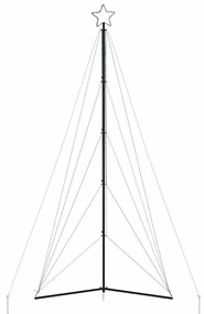 színes LED karácsonyfa 615 LED 404,5 cm