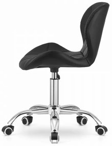 Dolgozószobai szett íróasztal TAYLOR SONOMA 100x50 cm + irodai szék AVOLA ökobőr fekete