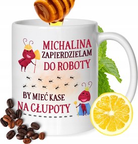 Bögre Michalina Barátnőknek Ajándék Nyomtatott Fehér 330ml