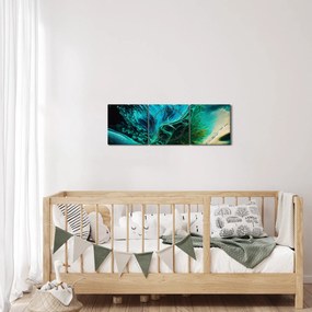 Kép - Absztrakt háttér (órával) (90x30 cm)