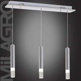 MILAGRO ML322 IDE Többágú Függesztett Lámpa Fehér, Átlátszó LED IP20