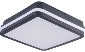 Kanlux Kanlux 38788 - LED KĂŒltĂ©ri lĂĄmpa Ă©rzĂ©kelĆvel BENO 12/18W/230V 3000/3500/4000K IP65 antracit KX2560