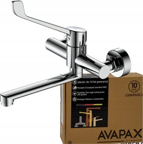 Fali mosdó csaptelep hosszú nyéllel csaptelep könyökfogantyúval Avapax