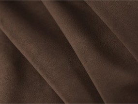 Barna kárpitozott ágyneműtartós franciaágy ágyráccsal 200x200 cm Mount – Micadoni