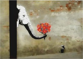 WY116 Banksy vászonkép, 70 x 100 cm