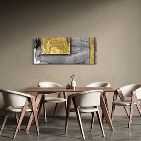 Kép - Arany négyzetek N⁰2 (120x50 cm)