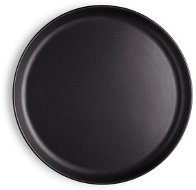 Nordic fekete agyagkerámia tányér, ø 25 cm - Eva Solo