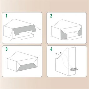 Iratpapucs, karton, 100 mm, LEITZ Puro, zsályazöld (E24710050)