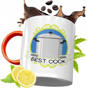 Narancssárga Bögre Szakácsnak Tökéletes Ajándék fényképes nyomtatással