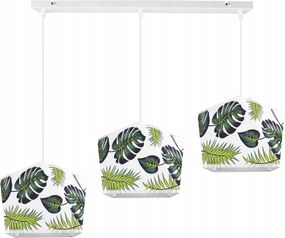 Mennyezeti Lámpa Lógó Csillár Hármas Fehér Lámpabúra Nappali Étkező