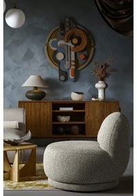 Szürkésbarna fotel Ovo – Miuform