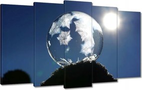 Vászonkép 100x60 Fagyasztott gömb Karácsony