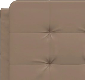 cappuccino színű műbőr fejtámla párna Zadar 120 cm