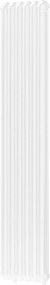 Mexen Kent  Art  decor radiátor 1882 x 380 mm, 1392 W, fehér - W216-1882-380-00-20 Dekor radiátor