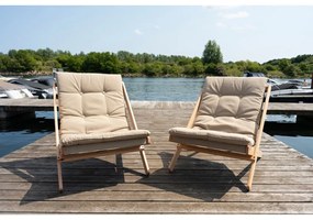 Világosbarna kerti fotel Boogie – Karup Design