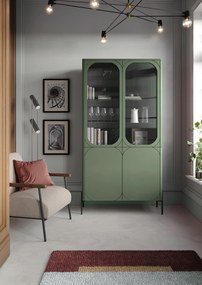 Sonatia vitrin 100 4D - olívazöld