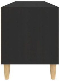 fekete szerelt fa TV-szekrény 100 x 34,5 x 44,5 cm