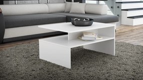 Boston dohányzóasztal, fehér