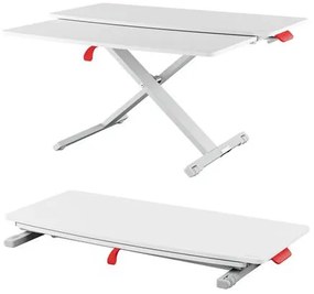 Ülő/álló munkaállomás, kihúzható billentyűzettartóval, LEITZ Ergo Cosy (E65320085)