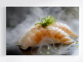 Vászonkép Canvas Konyha Étel Japán Ázsia Sushi Rizs Hal 120x80