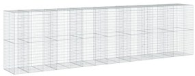 horganyzott vas gabion kosár fedéllel 750 x 100 x 200 cm