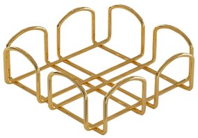 Kare aranyszínű szalvétatartó - Homefesto