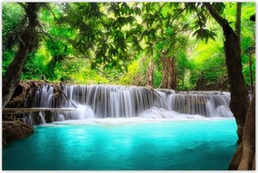 Poszterek 120x80 Vízesés Ázsiában