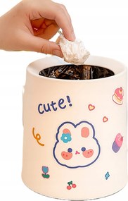 0014 Asztali szemetes bögre betéttel és matricákkal gyerekeknek