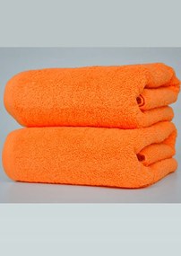 Frottír törölköző 50x100cm Rubin narancs 09