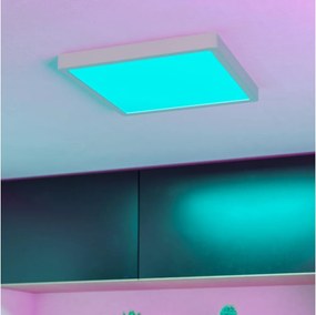 Eglo 901379 - FUEVA-Z RGBW LED fényerőszabályozható füstszínű mennyezeti lámpa, LED/13,5W/230V, Ø 29,5 cm, IP44, fehér