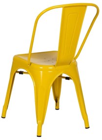 Sárga fém étkezőszék szett 2 db-os – Ixia