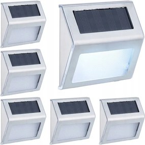 Napelemes Led fali lámpa Relaxdays 6 db