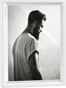 Képkeret 13x18 fa fehér elegáns