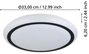Eglo 900149 - LED Mennyezeti lámpa CAPASSO LED/14,6W/230V